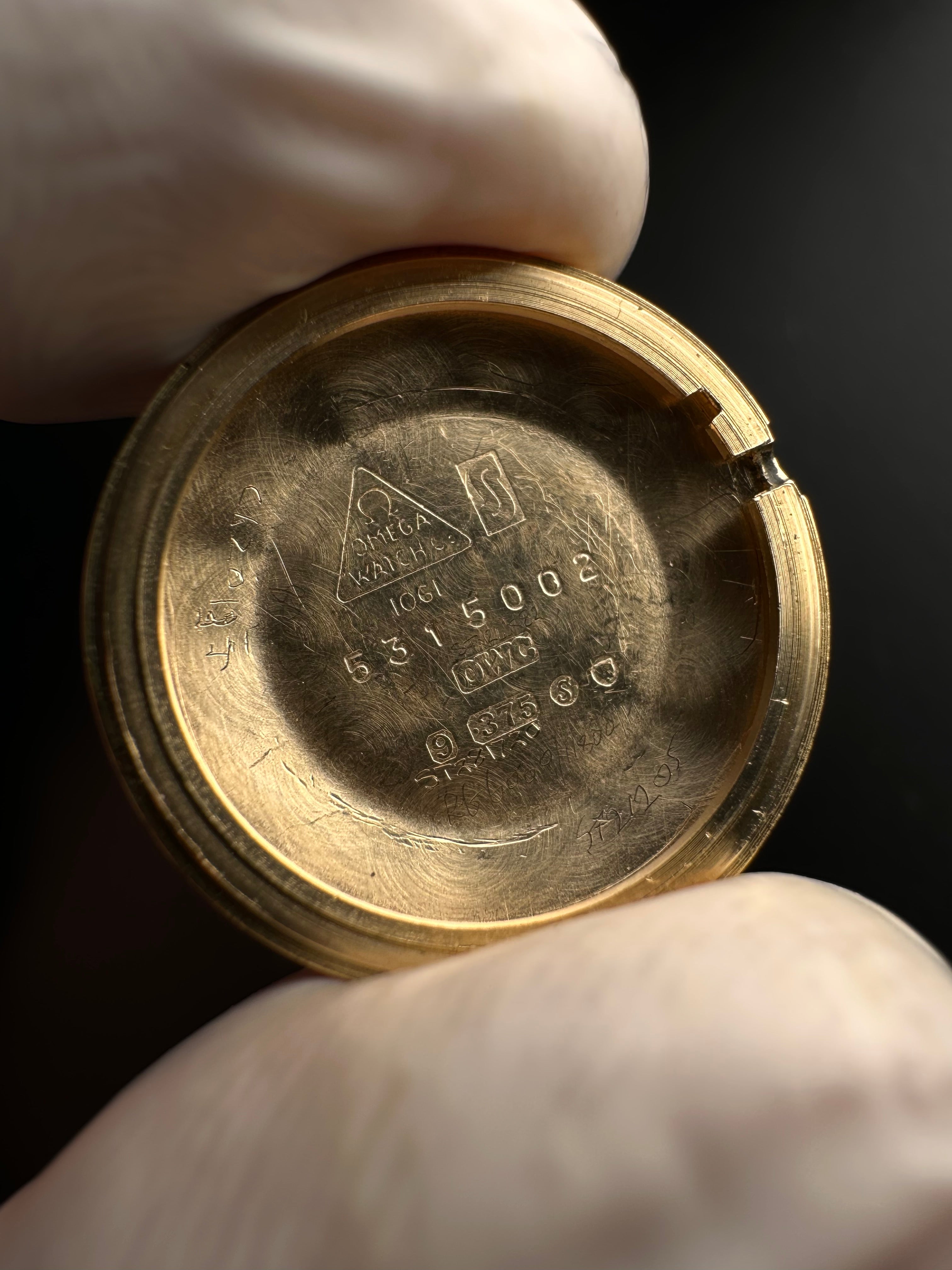 1970s Ladies Omega 9ct Yellow Gold Dress Watch English Case Shackman & Sons, With Central Second Manually Wind