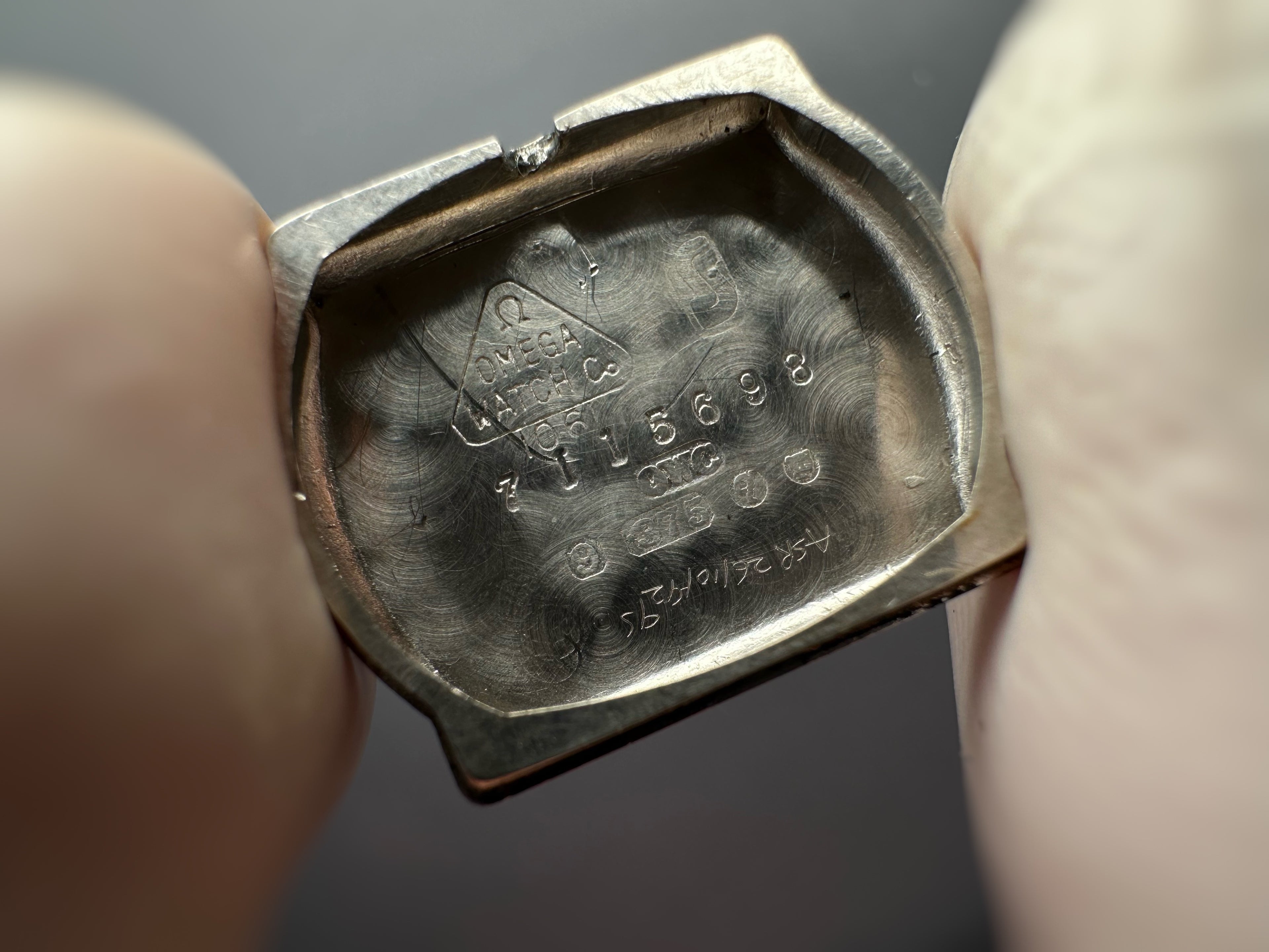 9ct Solid White Gold Case Rare Vintage Omega Ladies’ Watch