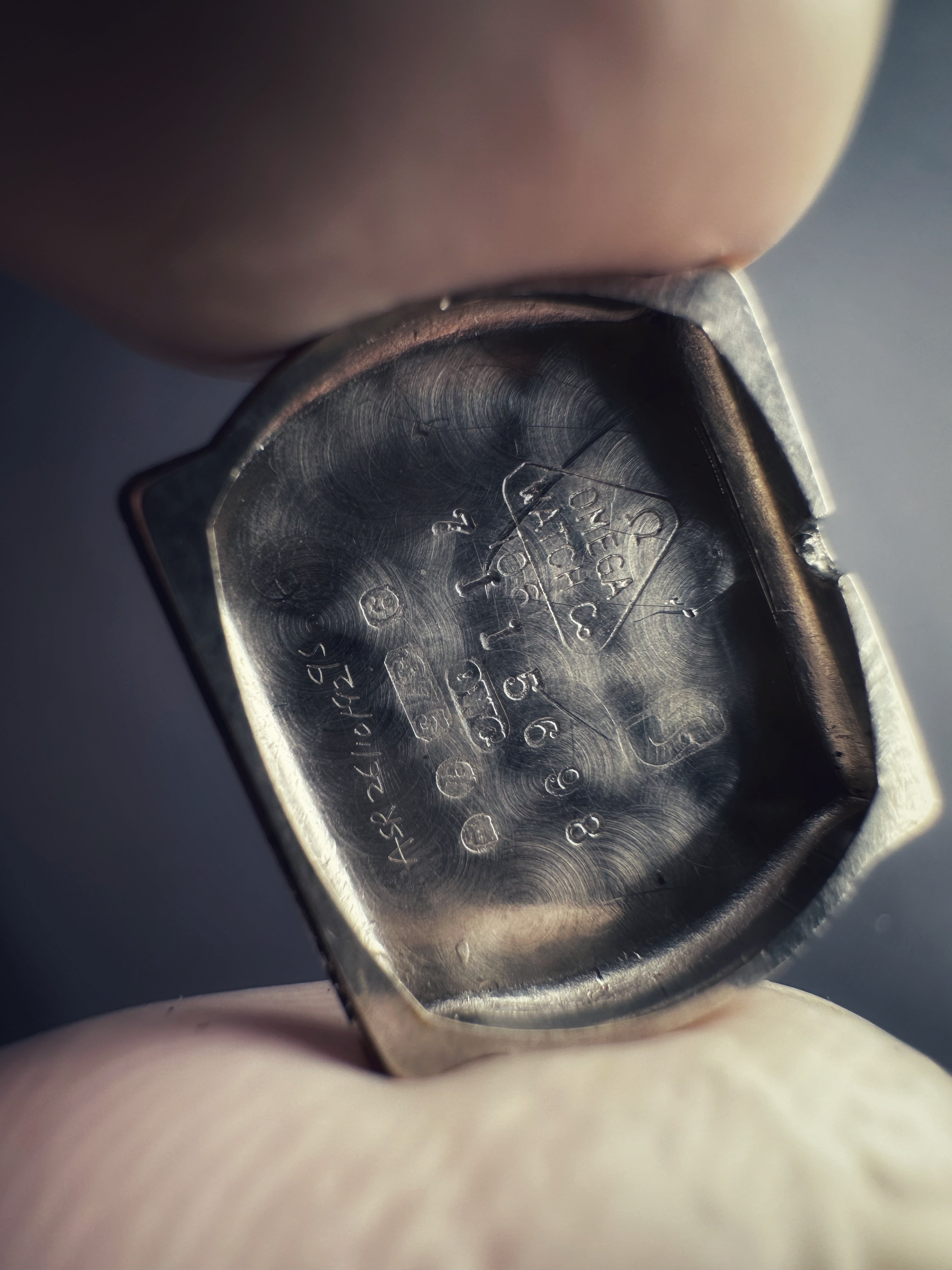 9ct Solid White Gold Case Rare Vintage Omega Ladies’ Watch