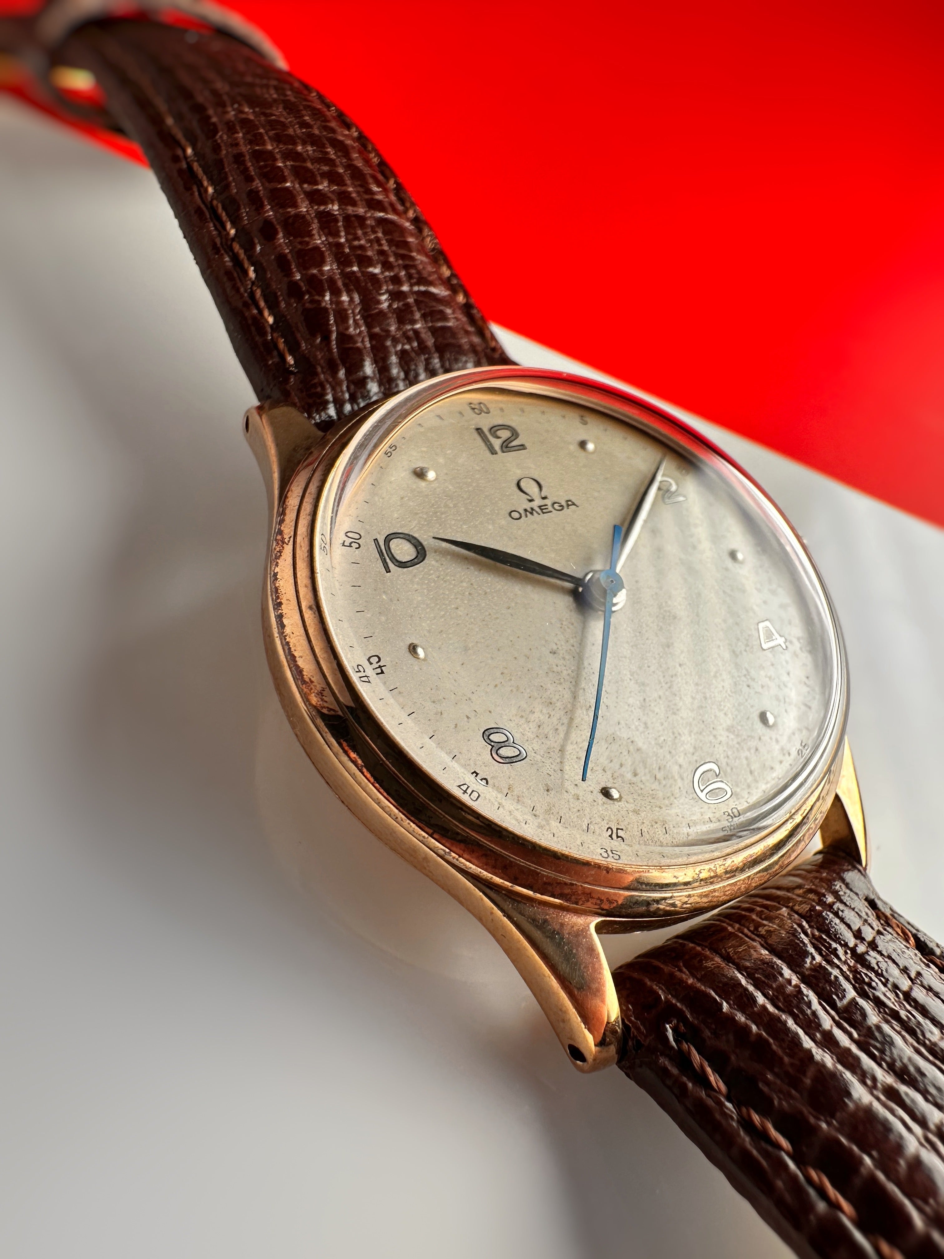 Omega Vintage Rare Blue Hands