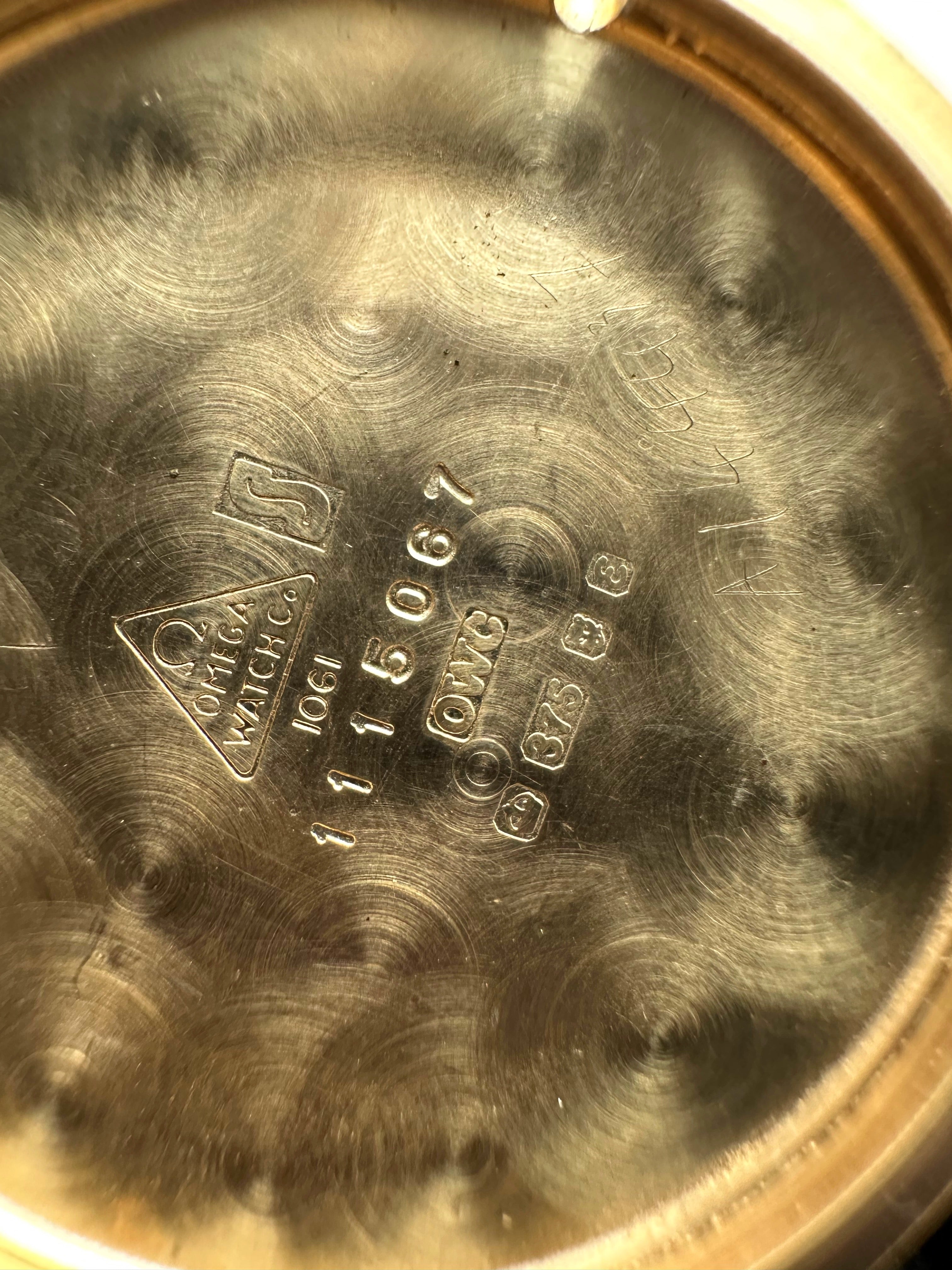 Vintage Omega De Ville Solid 9ct Yellow Gold Ultra Slim Gents Watch  1960s Reference 111.5067