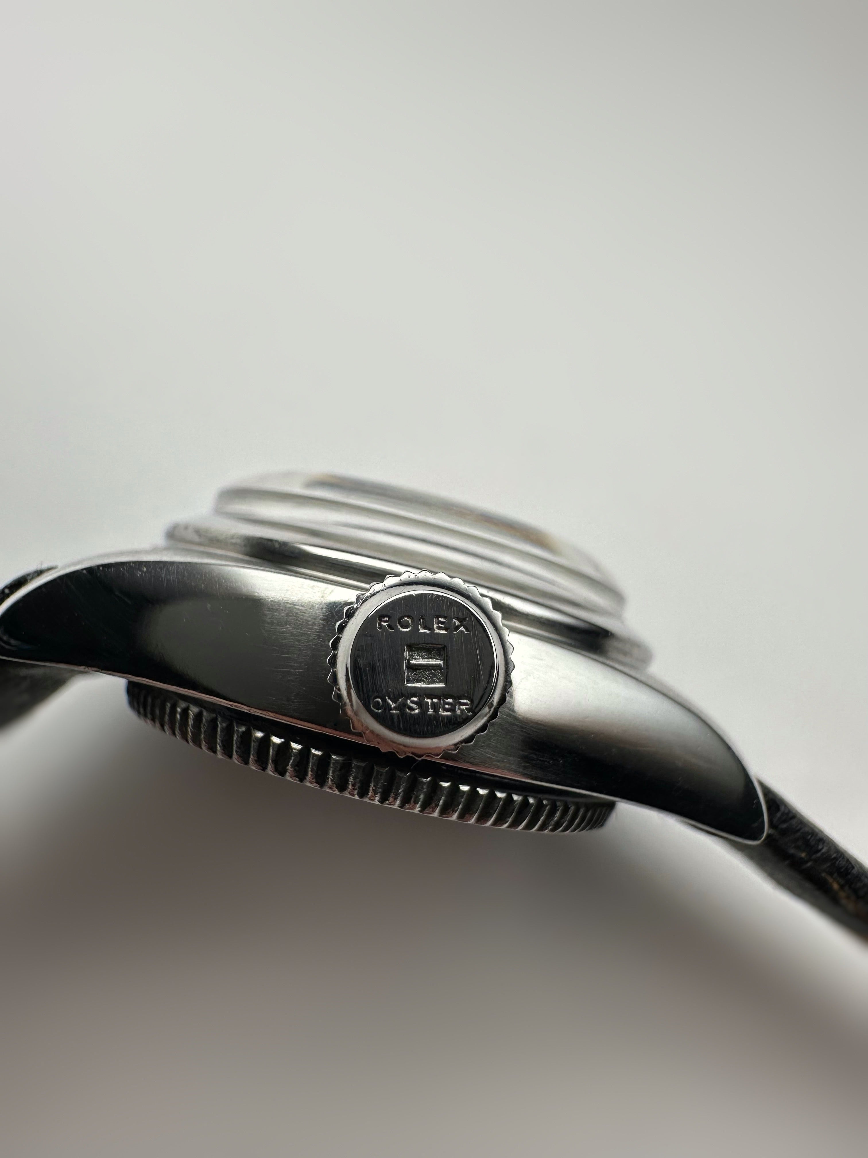 1960s Ladies Tudor Rolex Oyster 'Small Rose' With Extremely Rare Uncommon Rolex Oyster Crown