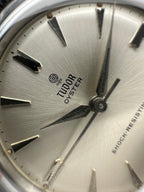 Marvellous Gents Tudor/Rolex Oyster Ref:7934 1960s Silver Sunburst Dial In Mint Condition