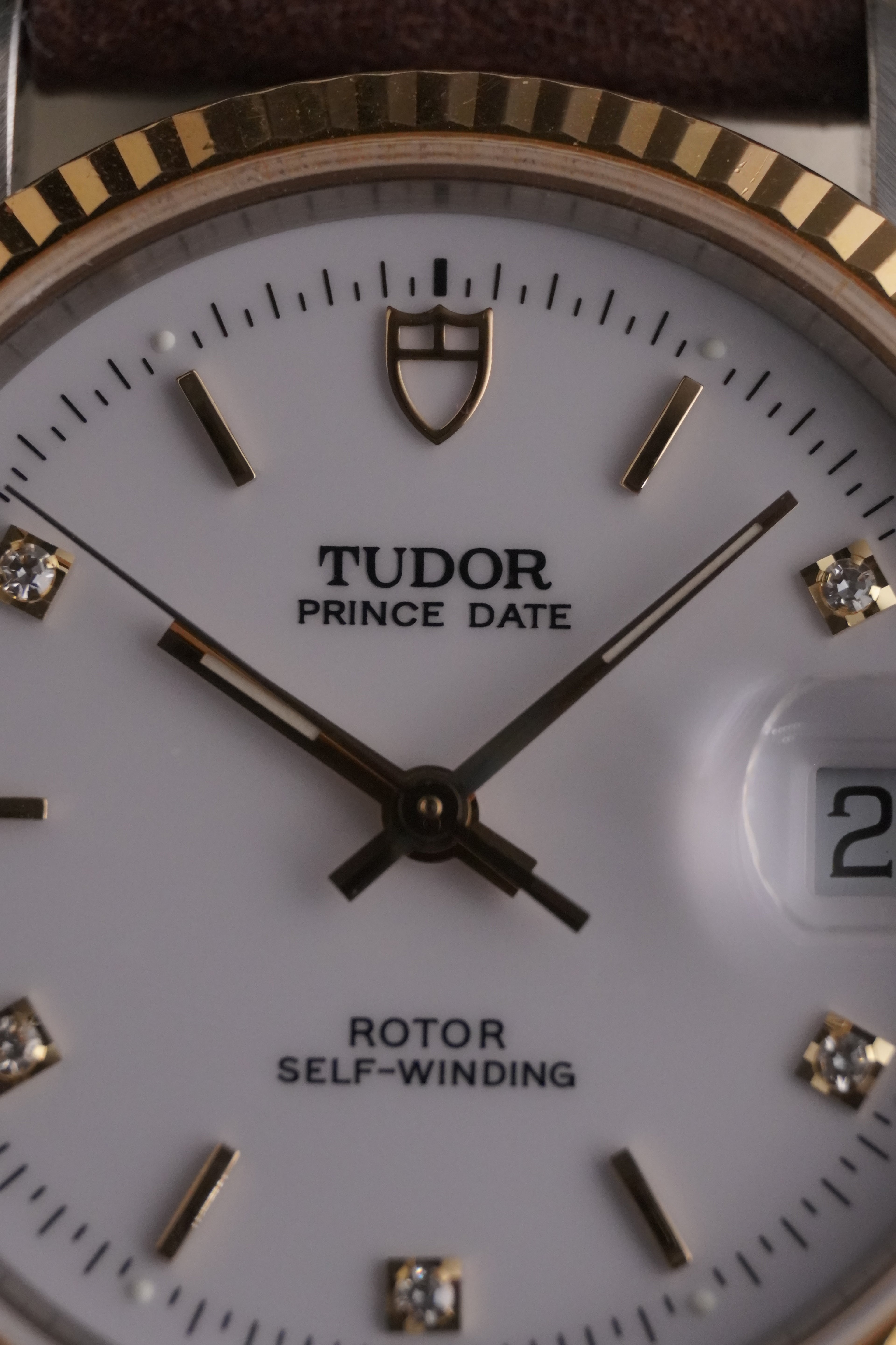 Gents Tudor Prince Date REF: 74033 “ Two-Tone With White Diamond Dial 2005 Neo Vintage