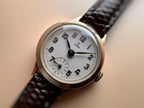Exceptional Fancy Lugs B.W.C Case Solid 9ct Yellow Gold Ladies Tudor Mechanical Watch 60s