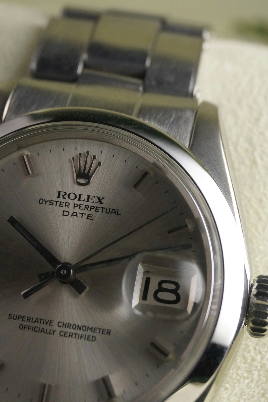 Rolex REF:1500 on Rare Riveted Bracelet 7205