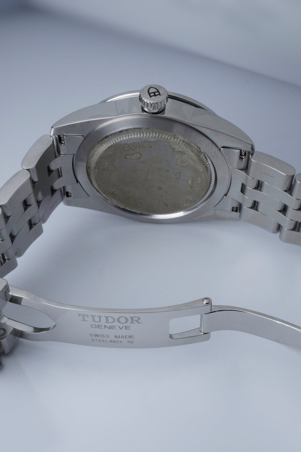 Tudor Glamour Date Diamond Dial Ref. 55000 – Stainless Steel Automatic – Silver Factory Diamond Dial