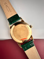 1969 Vintage 9ct Solid Gold Omega Automatic Gents Watch – Rare Chevron-Style Faceted Markers – David Shackman Case –