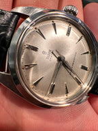 Marvellous Gents Tudor/Rolex Oyster Ref:7934 1960s Silver Sunburst Dial In Mint Condition