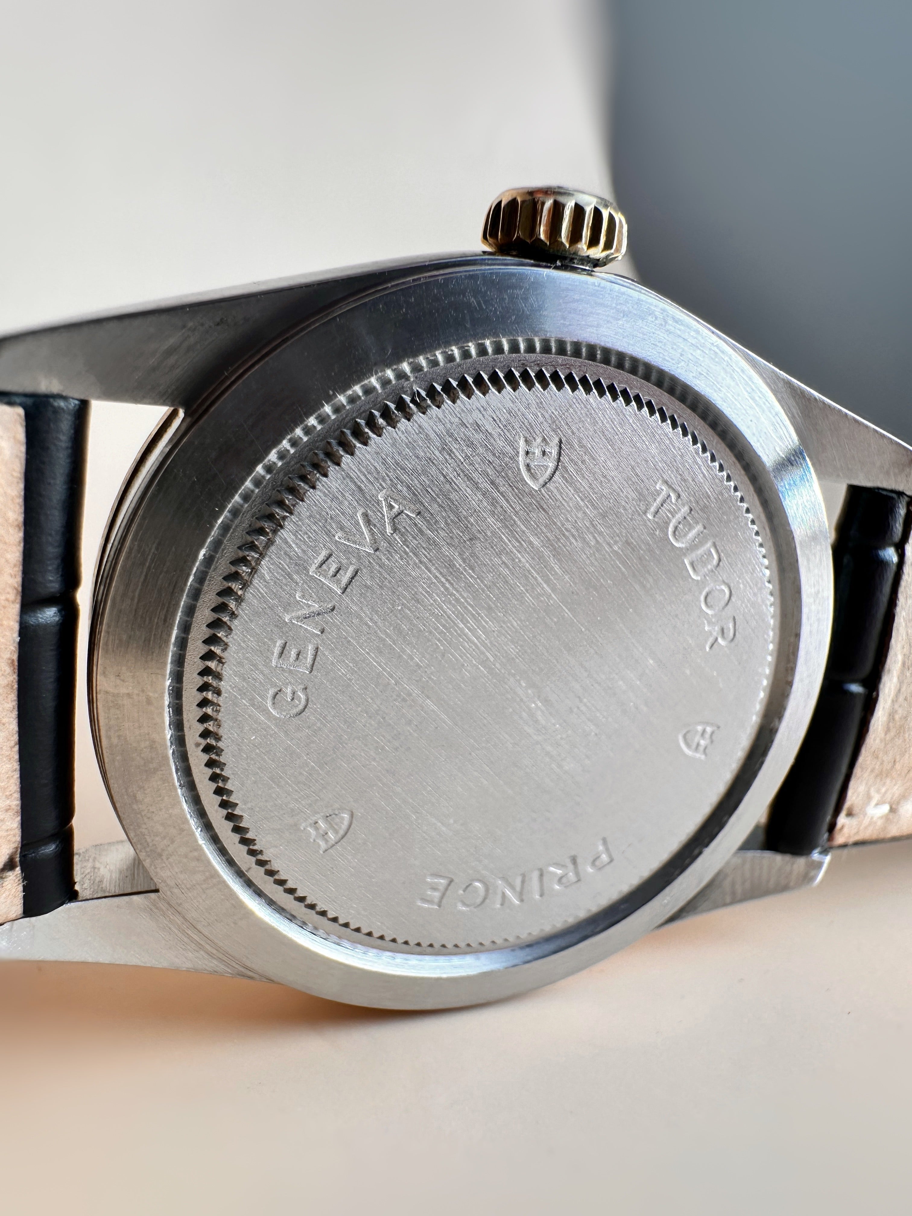 Stunning Gents Tudor Prince Date+Day Ref: 76213 –  Uncommon White Diamond Dial Neo Vintage 2004