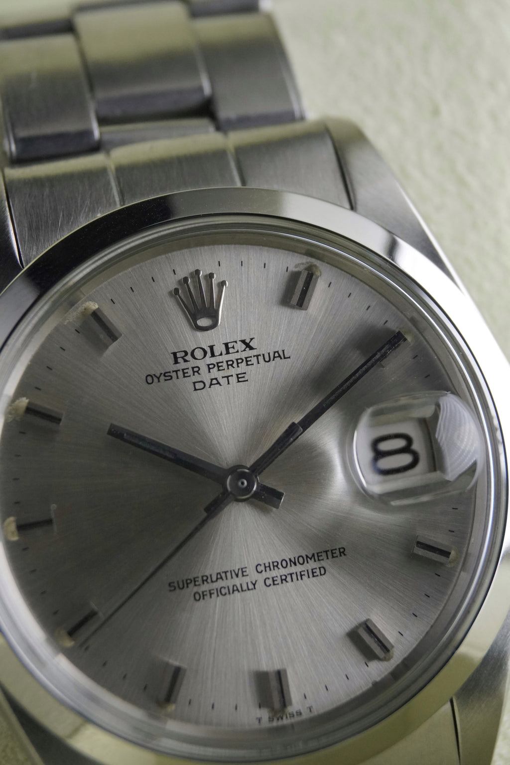 Rolex REF:1500 on Rare Riveted Bracelet 7205