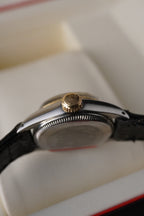 Ladies Mid 80s Tudor\Rolex Princess Automatic Oysterdate Solid 18ct Fluted Yellow Gold Bezel Ref: 92413 Quick Set