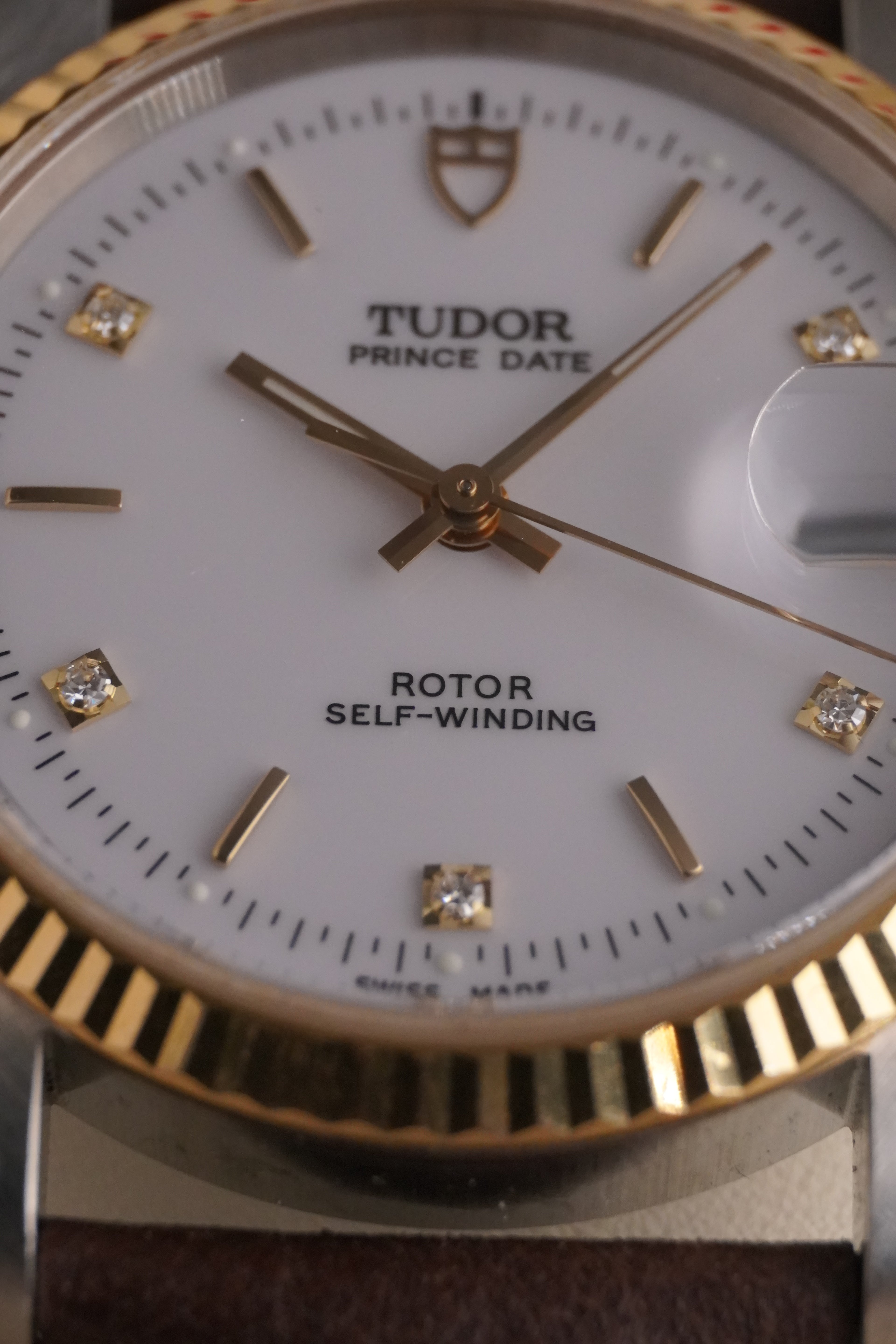 Gents Tudor Prince Date REF: 74033 “ Two-Tone With White Diamond Dial 2005 Neo Vintage