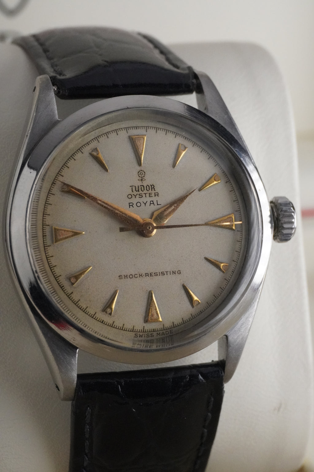 1960 Ref:7934 Tudor/Rolex Oyster Royal Watch  – Untouched Patina Dial, 34mm, Manual Wind Small Rose