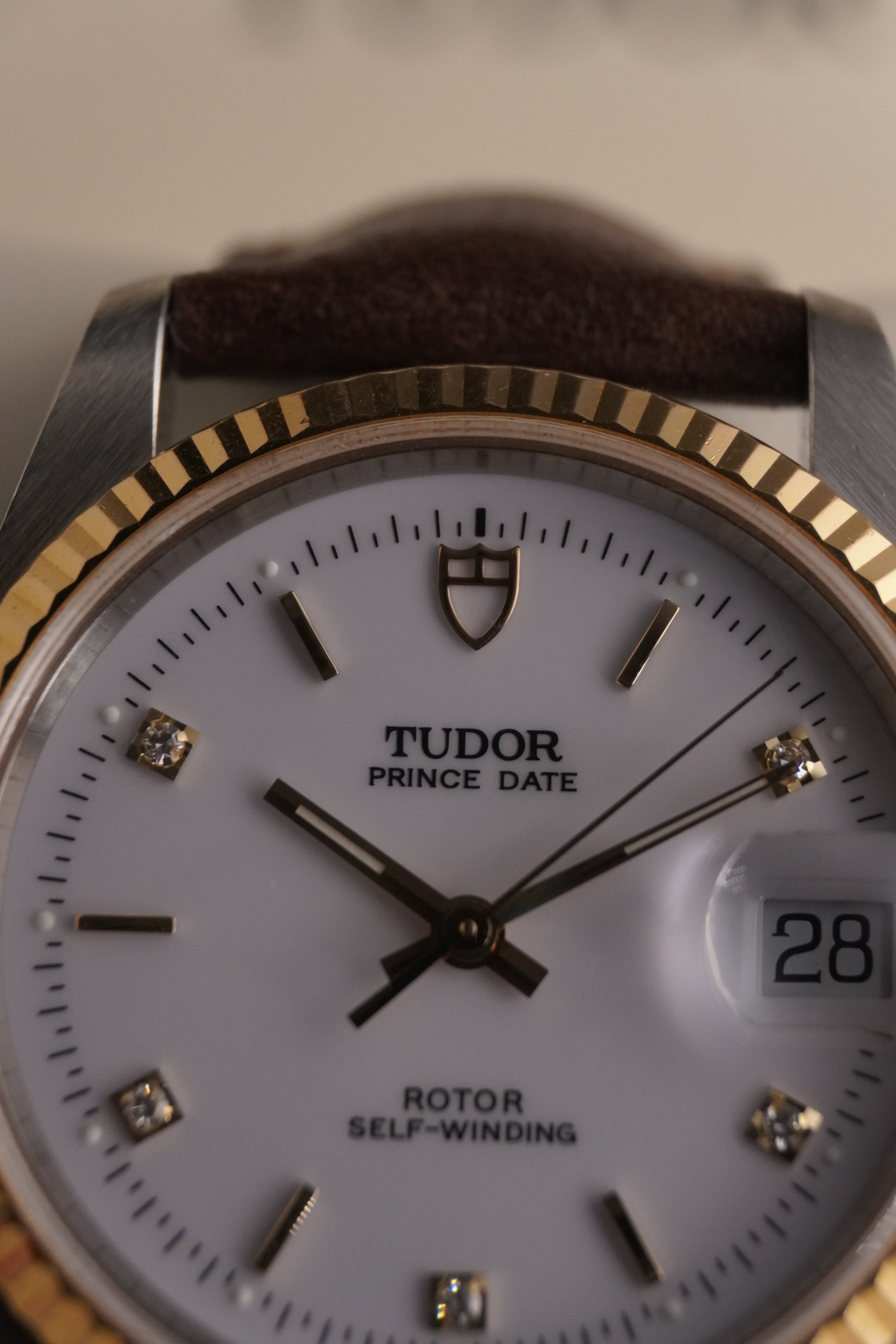 Gents Tudor Prince Date REF: 74033 “ Two-Tone With White Diamond Dial 2005 Neo Vintage