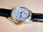 Stunning Gents Tudor Prince Date+Day Ref: 76213 –  Uncommon White Diamond Dial Neo Vintage 2004