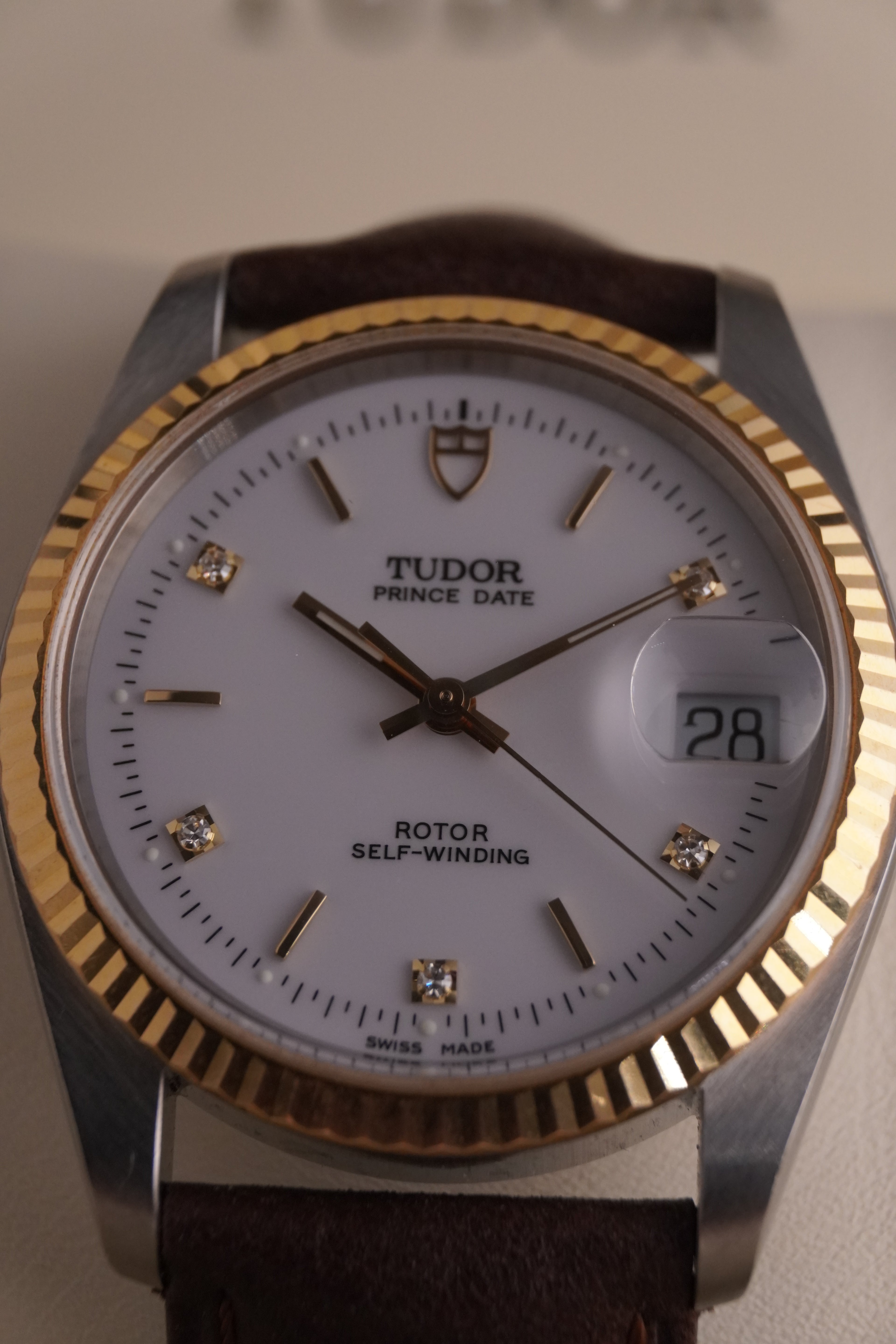 Gents Tudor Prince Date REF: 74033 “ Two-Tone With White Diamond Dial 2005 Neo Vintage