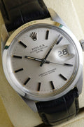 1969  Rolex Ref: 1500 Oyster Perpetual Date Superlative Chronometer Officially Certified 34mm Stainless Steel