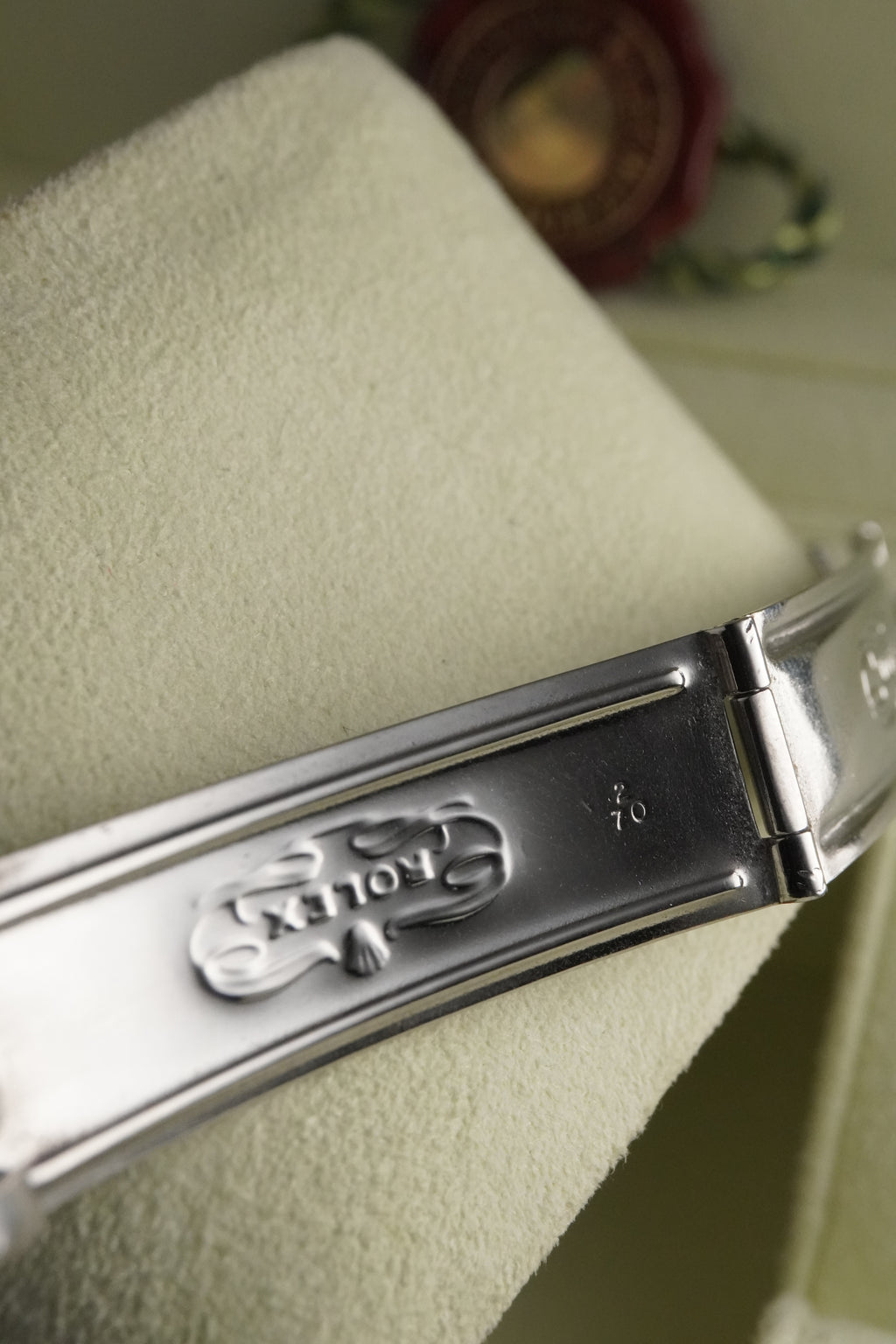 Rolex REF:1500 on Rare Riveted Bracelet 7205