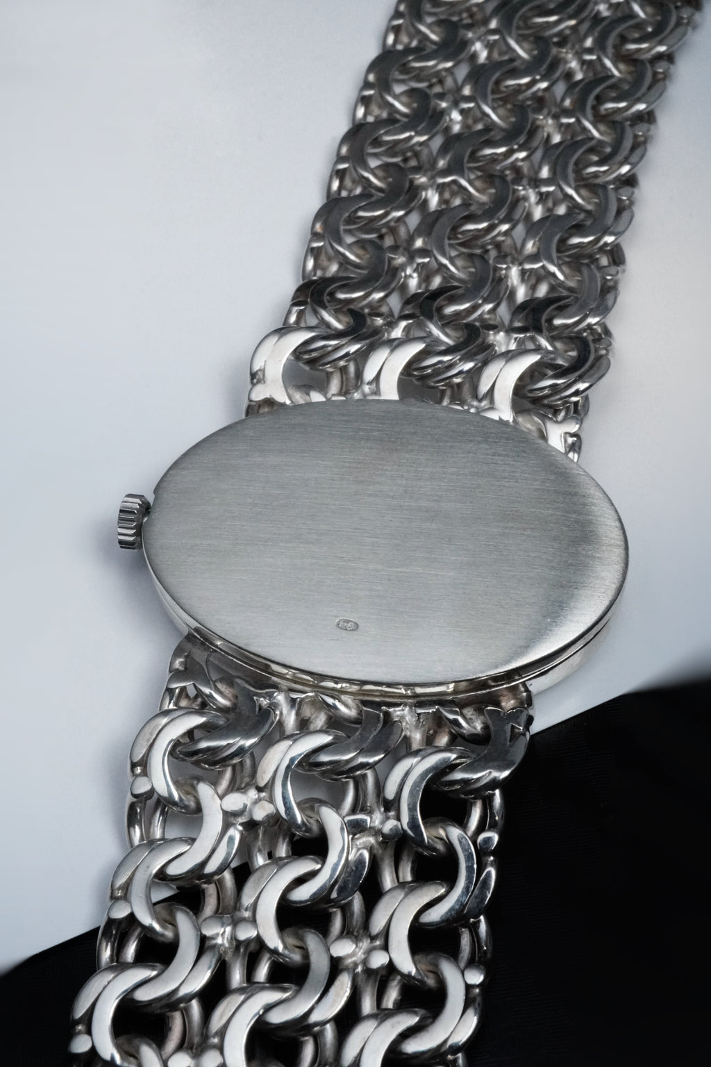 Extremely Rare Omega De Ville Andrew Grima Ladies’ Watch – Solid 925 Silver Handmade Bracelet – Lapis Lazuli Dial – Caliber 625 –