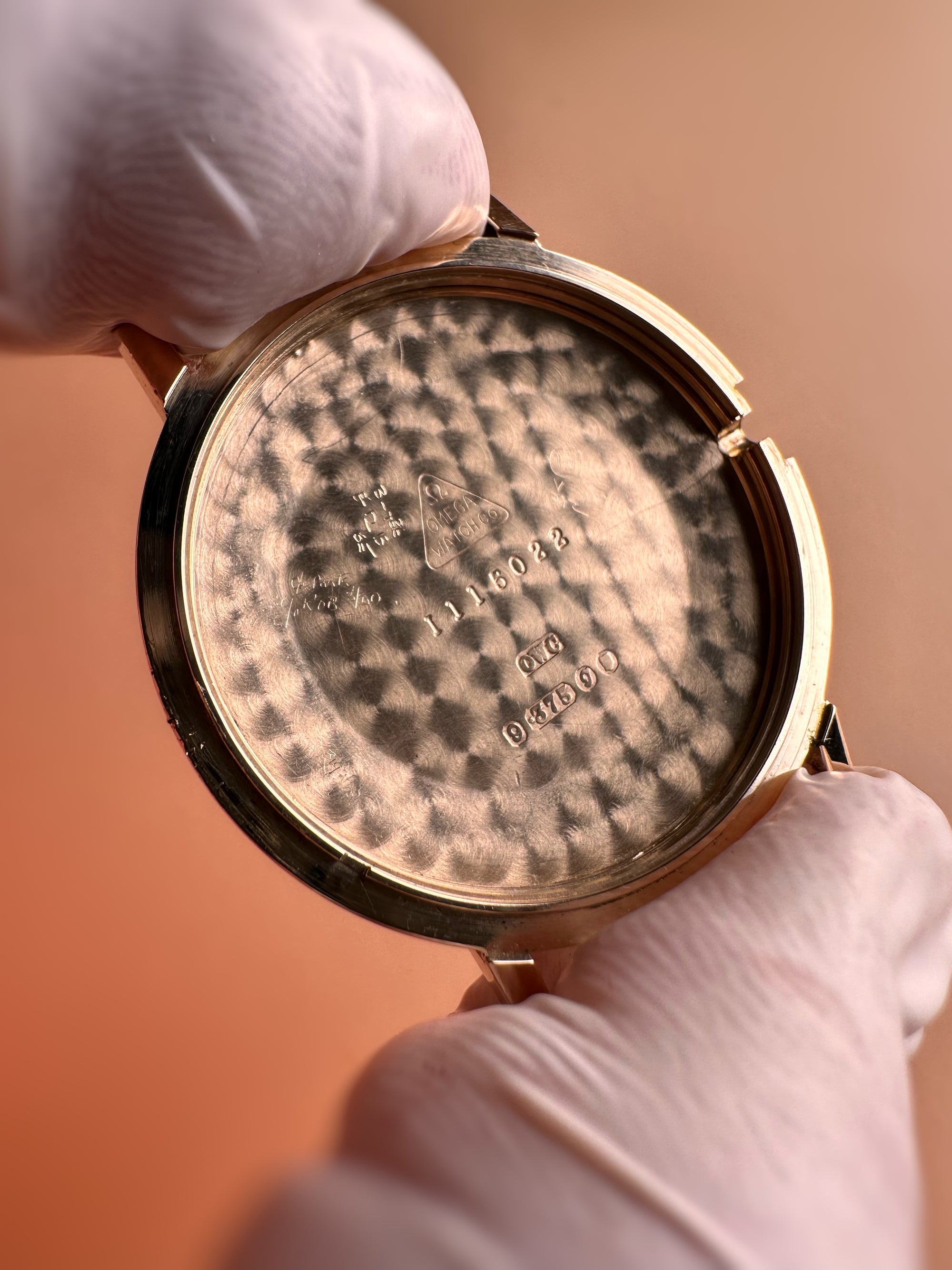 Omega 9ct Yellow Gold Vintage Watch Case London Cased 1971