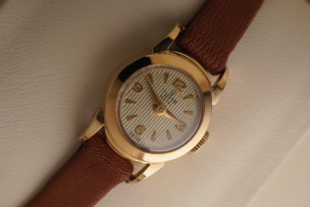 Ladies 18k gold Tudor Watch