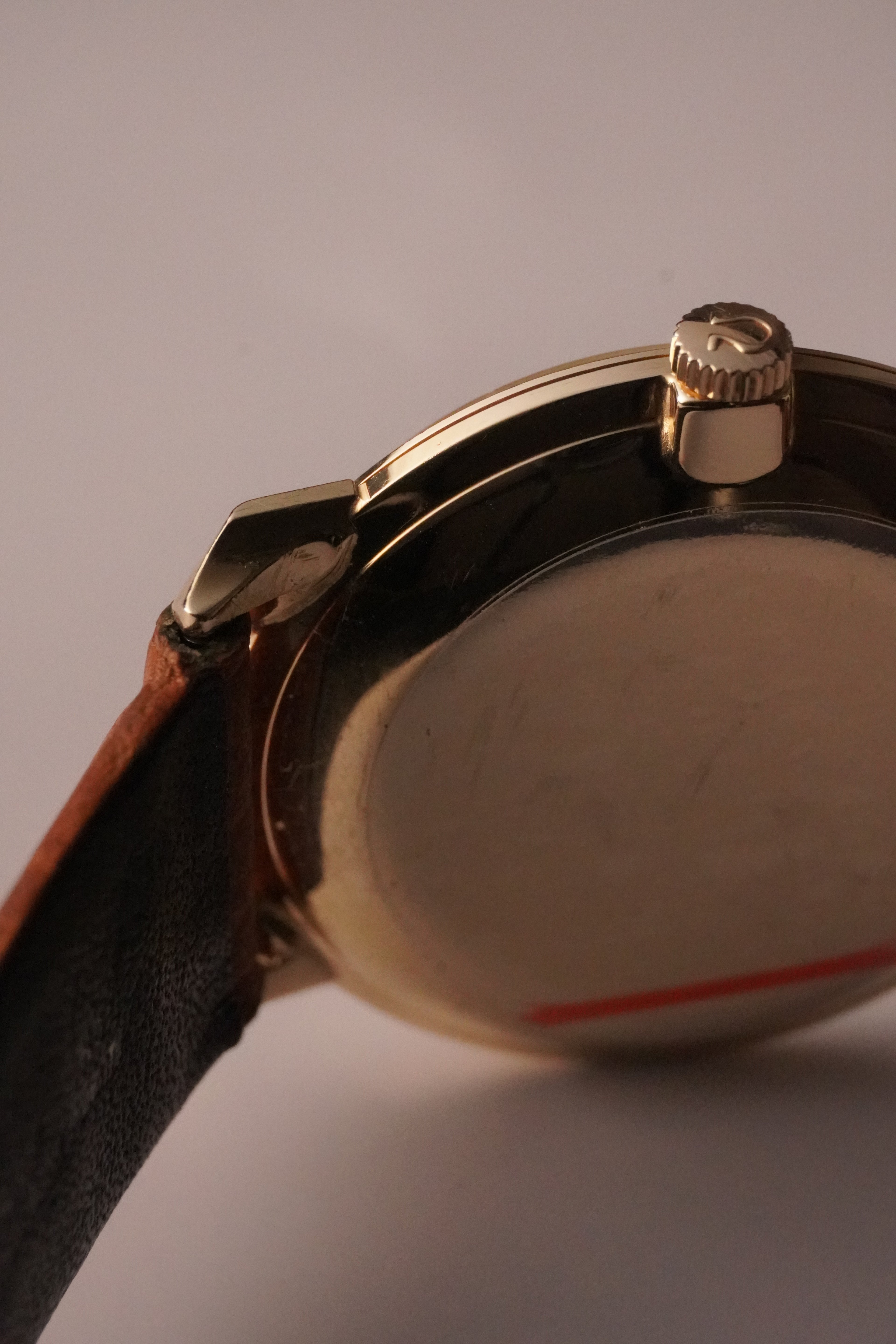 Extremely Rare Solid  14K Gold Yellow Gold Vintage Omega gent’s Dress Watch | Ref. P 6587 | Caliber 600 Manual Wind | 1960s | Triangle Lugs (US Market)