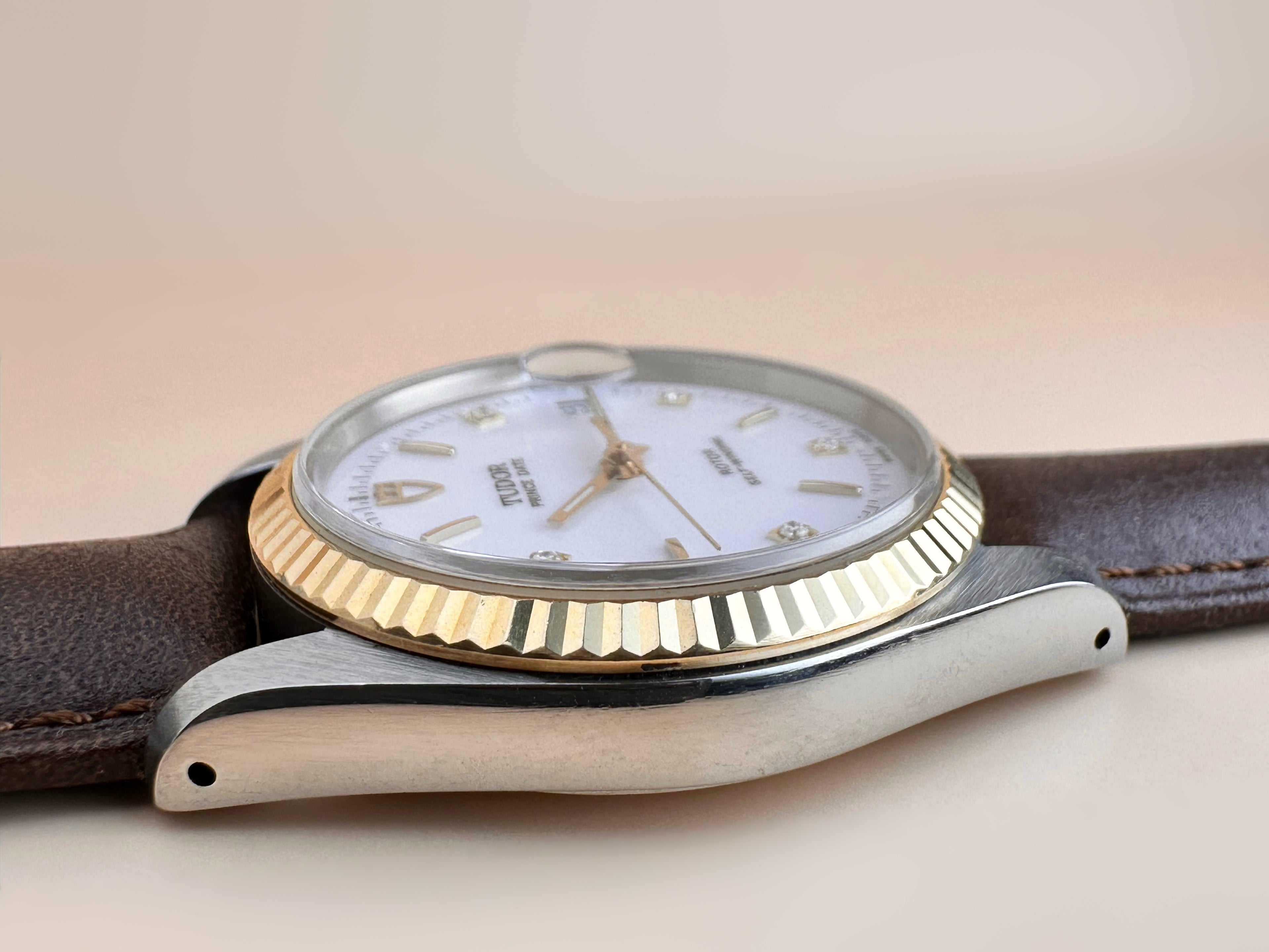 Gents Tudor Prince Date REF: 74033 “ Two-Tone With White Diamond Dial 2005 Neo Vintage