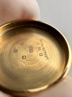 Exceptional Fancy Lugs B.W.C Case Solid 9ct Yellow Gold Ladies Tudor Mechanical Watch 60s