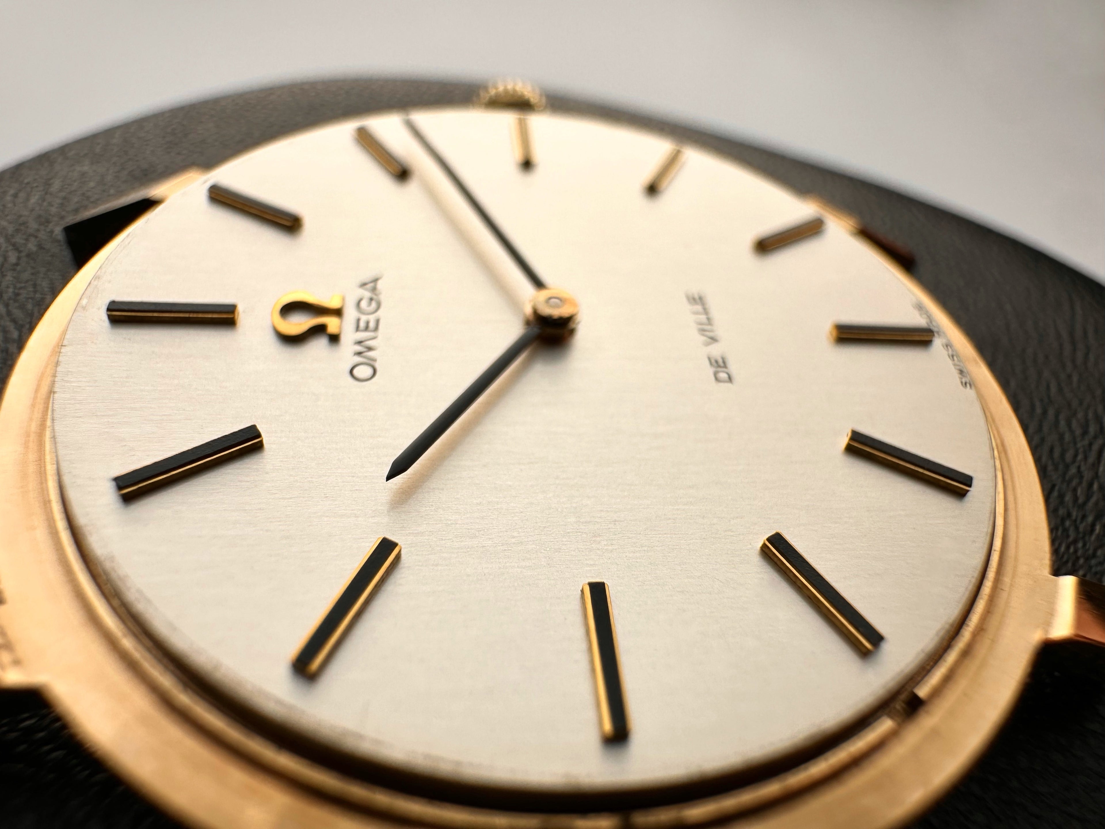 Vintage Omega De Ville Solid 9ct Yellow Gold Ultra Slim Gents Watch  1960s Reference 111.5067