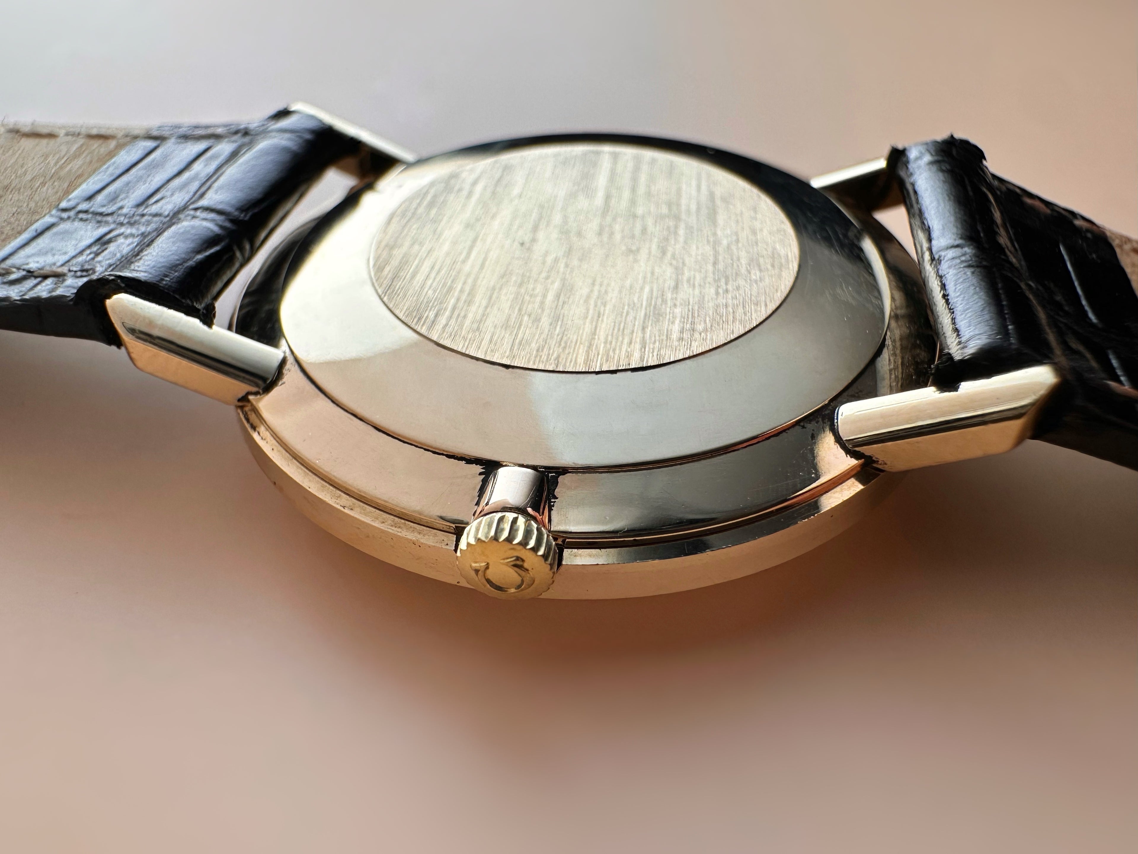 Vintage Omega De Ville Solid 9ct Yellow Gold Ultra Slim Gents Watch  1960s Reference 111.5067