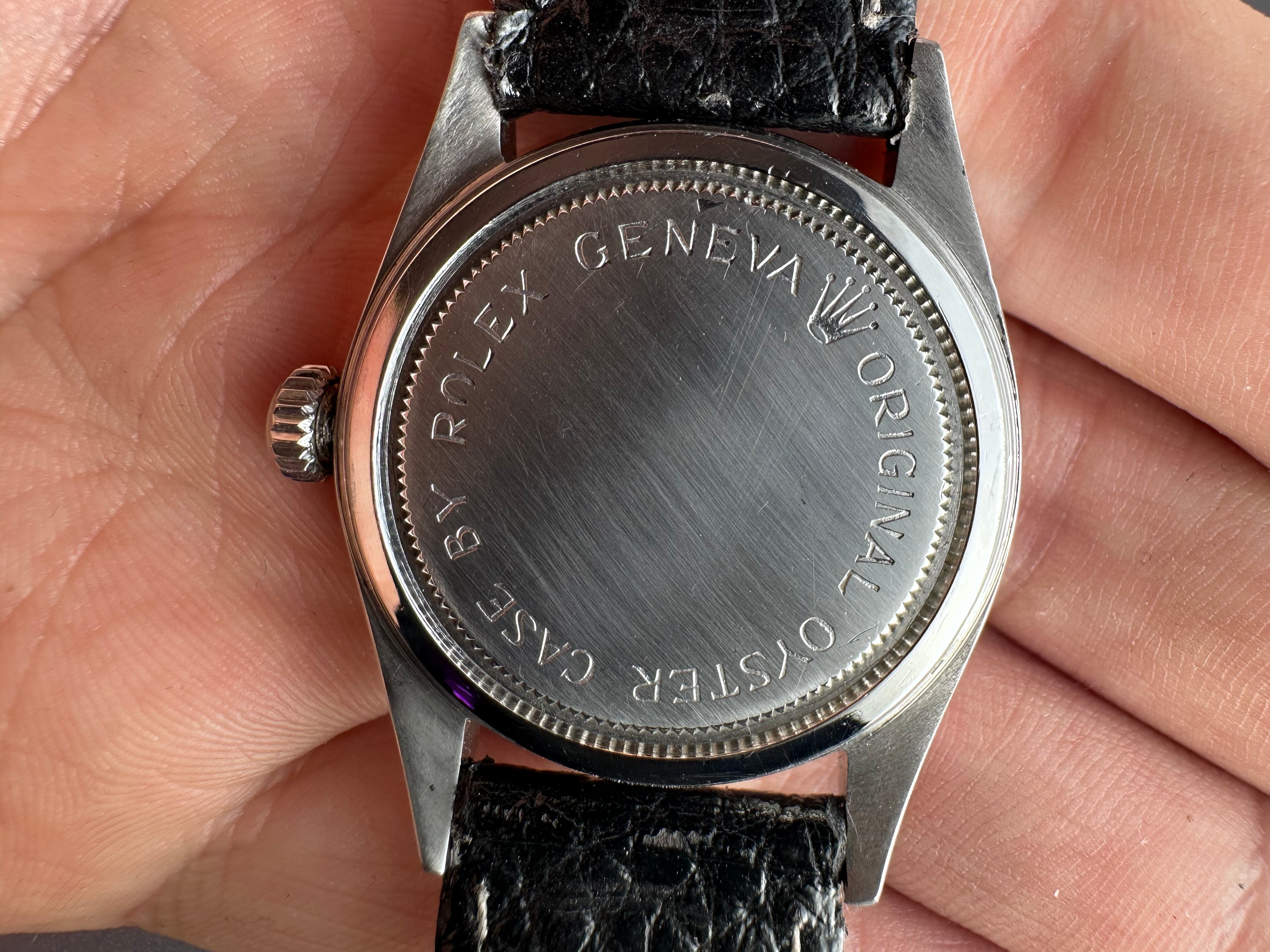 Tudor Rolex Oyster Case back 