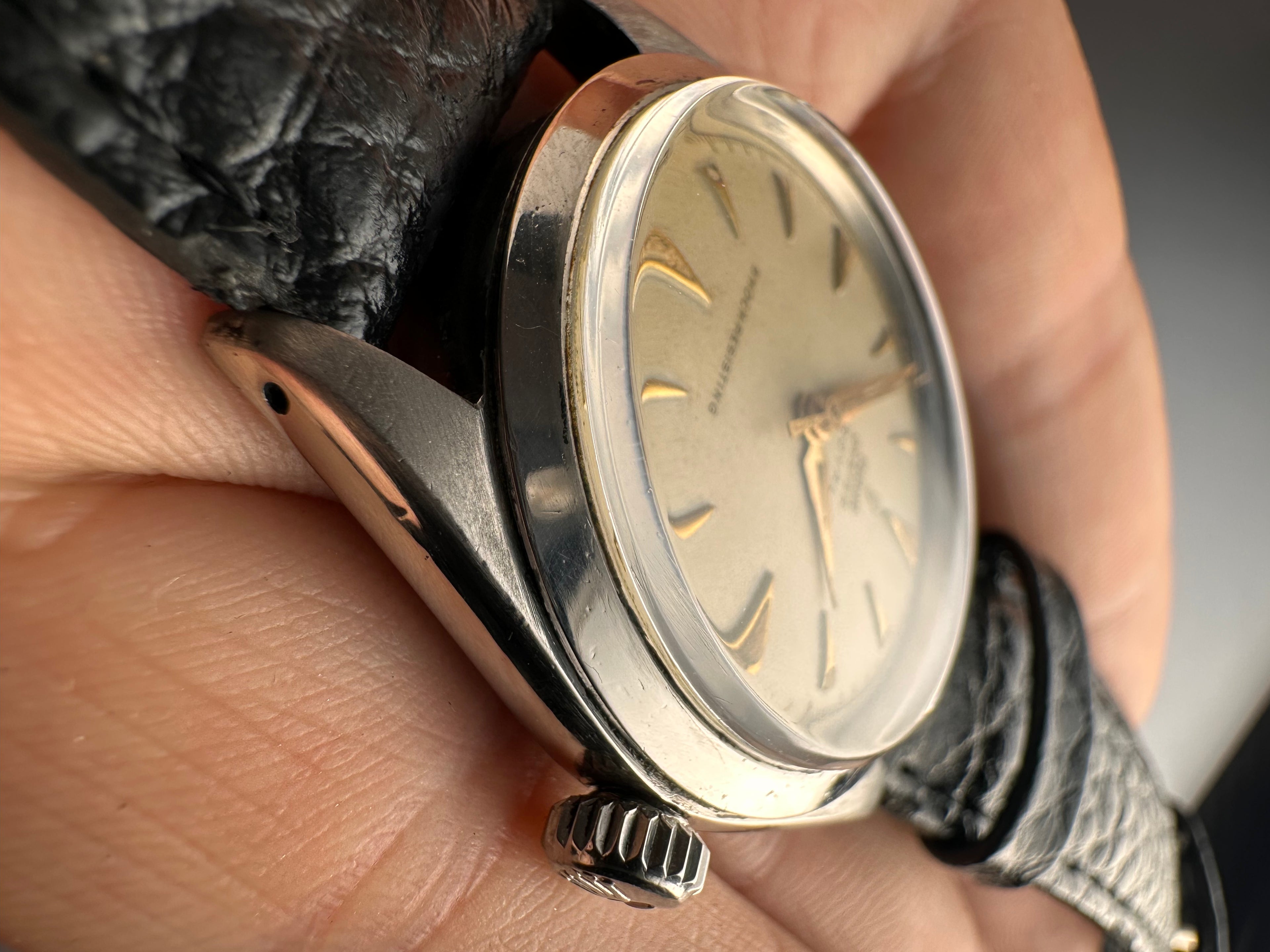1960 Ref:7934 Tudor/Rolex Oyster Royal Watch  – Untouched Patina Dial, 34mm, Manual Wind Small Rose