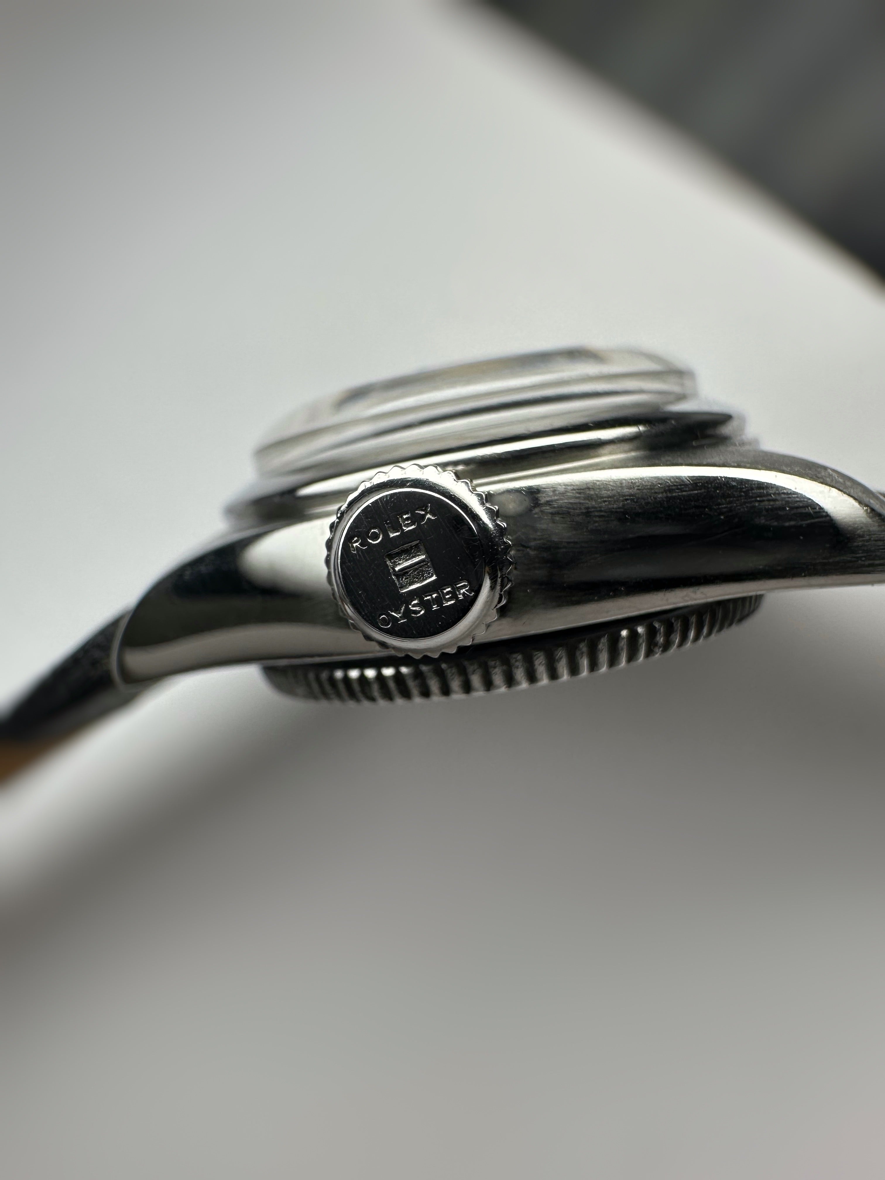 1960s Ladies Tudor Rolex Oyster 'Small Rose' With Extremely Rare Uncommon Rolex Oyster Crown