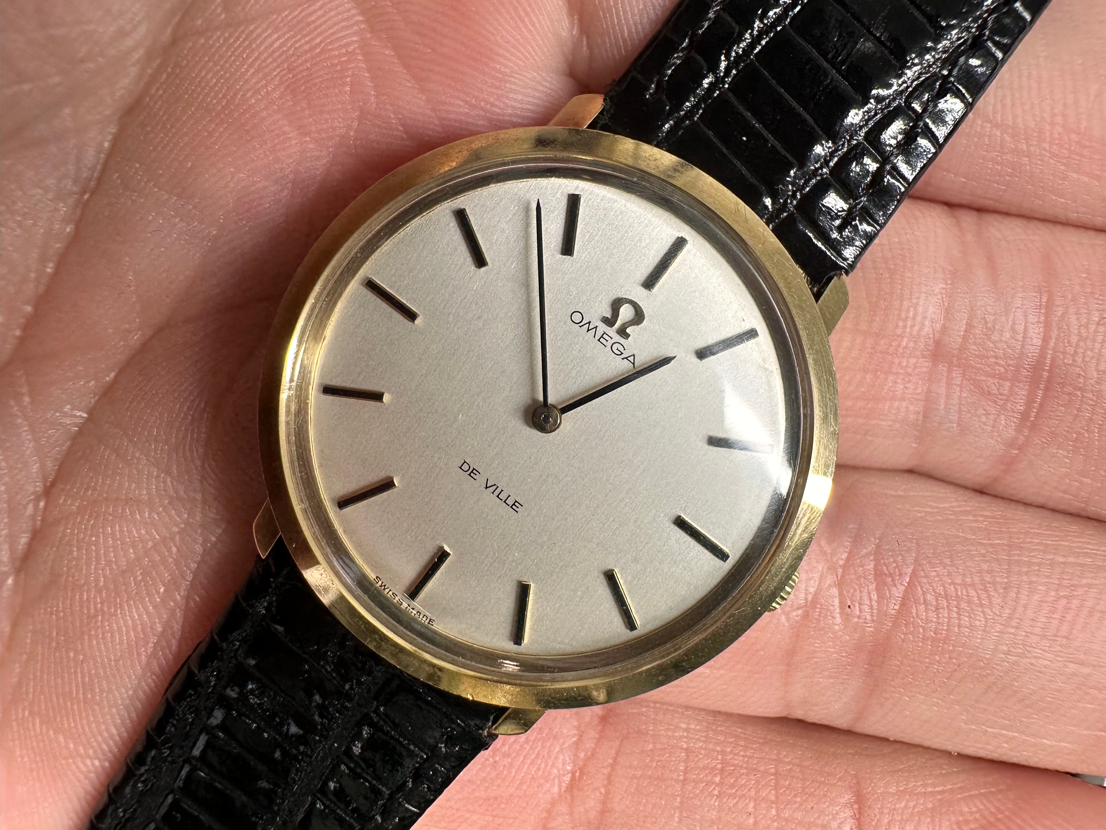 Vintage Omega De Ville 9ct 